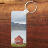Porte-clés Cabine rouge Ramberg Lofoten (Verso)
