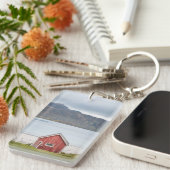 Porte-clés Cabine rouge Ramberg Lofoten (Devant droit)