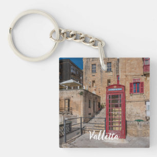Porte-clés Cabine téléphonique rouge à La Valette Malte