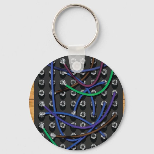 Porte-clés Câbles d'échange téléphonique (Recto)