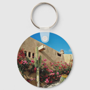 Porte-clés Cabo San Lucas, Baja, fleurs du Mexique