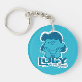 Porte-clés cacahuètes | Lucy Who Says I'm Crabby? ? (Devant)