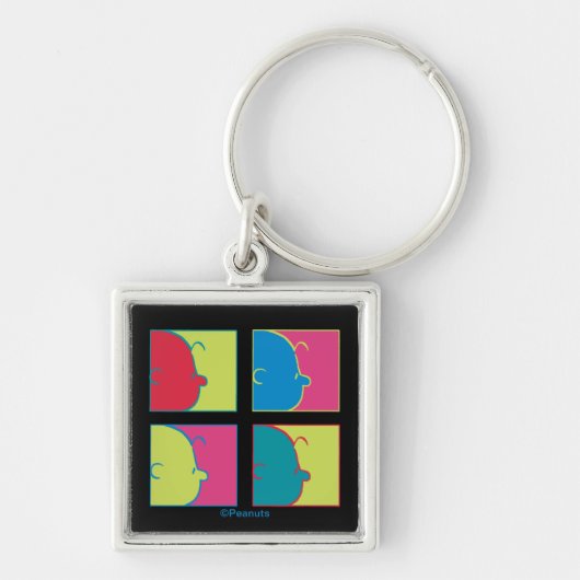 Porte-clés cacahuètes | Pop Art Charlie Brown (Devant)