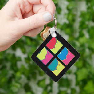 Porte-clés cacahuètes   Pop Art Charlie Brown