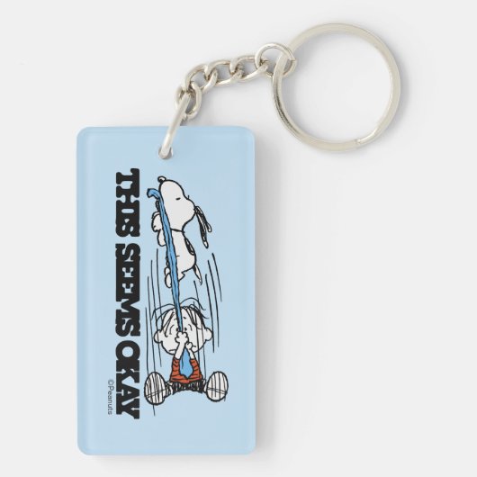 Porte-clés cacahuètes | Snoopy & Linus (Dos)