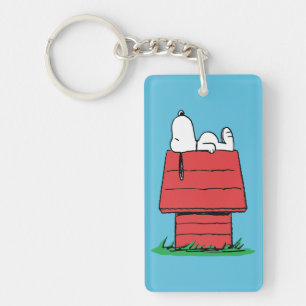Porte-clés cacahuètes   Snoopy Napping