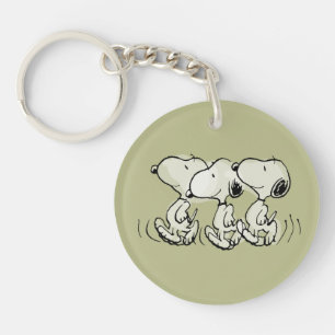 Porte-clés cacahuètes Snoopy Walking Tall