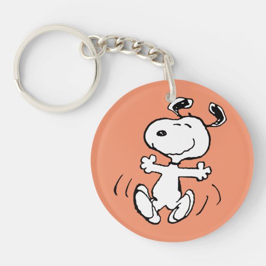 Porte-clés cacahuètes | Une Danse Heureuse Snoopy (Devant)