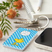 Porte-clés cacahuètes | Woodstock Speaks & Pois (Devant droit)