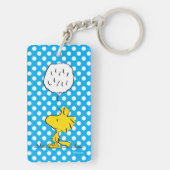 Porte-clés cacahuètes | Woodstock Speaks & Pois (Dos)