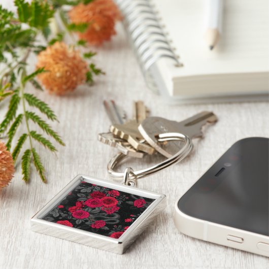 Porte-clés Caché en rose (Côté)