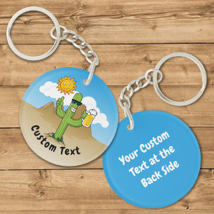 Porte-clés Cactus avec Porte - clé de bière