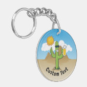 Porte-clés Cactus avec Porte - clé de bière (Devant gauche)