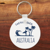 Porte-clés Cactus Beach Surf Australie (Recto)