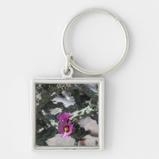 Porte-clés Cactus Challa en fleurs (Devant)