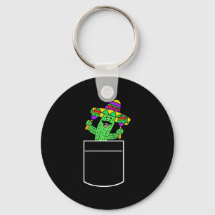 Porte-clés Cactus dans la poche Cinco De Mayo Mignon Dessin A