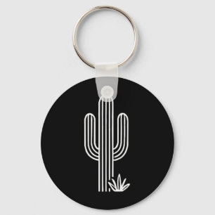 Porte-clés Cactus de la nature mignon plante du désert occide