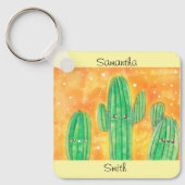 Porte-clés Cactus du désert (Recto)