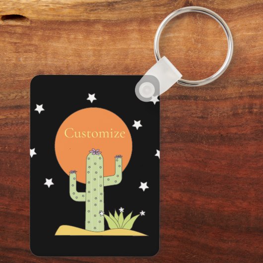 Porte-clés Cactus du désert Sun Thunder_Cove (Verso)