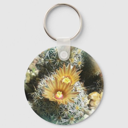 Porte-clés Cactus en fleurs (Recto)