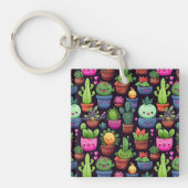Porte-clés Cactus Kawaii (Devant)