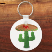 Porte-clés Cactus portant Sombrero (Recto)