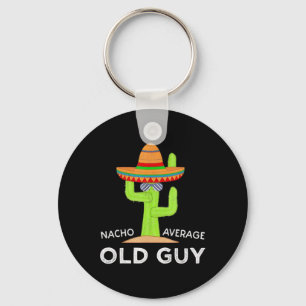 Porte-clés Cactus portant un chapeau à large bord Humour de v