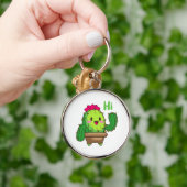 Porte-clés Cactus Qui Bouge – Joyeux Copain Vert (Main)