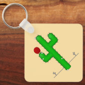 Porte-clés Cactus rend parfait - (Recto)