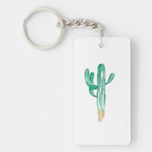 Porte-clés Cactus Saguaro | Double face (Devant)
