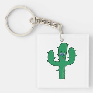Porte-clés Cactus souriant