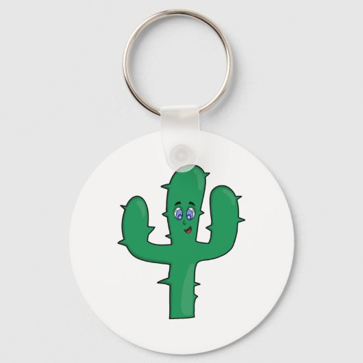Porte-clés Cactus souriant (Recto)