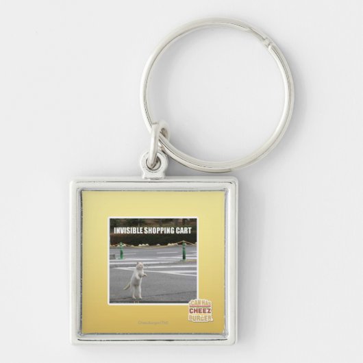 PORTE-CLÉS CADDIE INVISIBLE (Devant)
