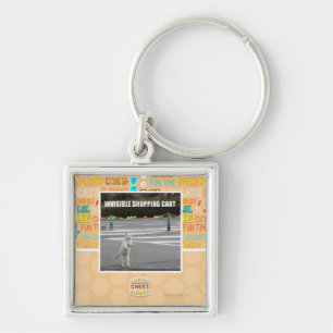 PORTE-CLÉS CADDIE INVISIBLE