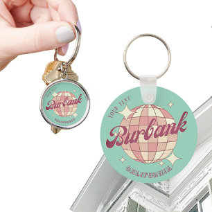 Porte-clés cadeau accessoire Burbank California