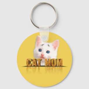 Porte-clés cadeau Amoureux des chats   cadeau maman chat   me