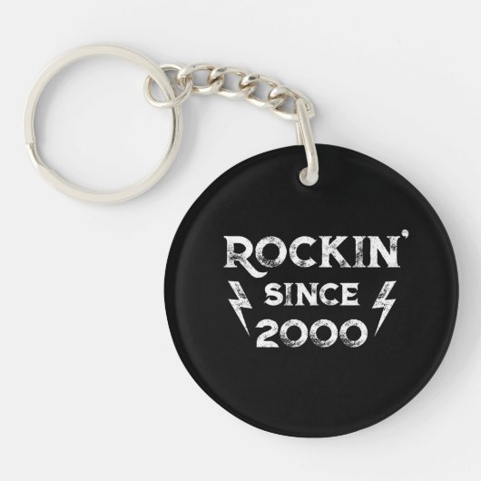 Porte-clés Cadeau Anniversaire Classic Rock pour les années 2 (Devant)