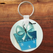 Porte-clés Cadeau bleu II (Recto)