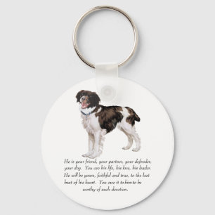 Porte-clés Cadeau Bretagne - Chien Mâle