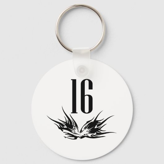 Porte-clés Cadeau cool 16e anniversaire (Recto)