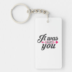 Porte-clés Cadeau Couple C'Était Toujours Vous