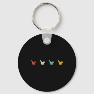 Porte-clés Cadeau d'animal de randonnée de camping écureuil r