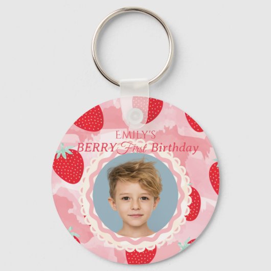 Porte-clés cadeau d'anniversaire (Recto)