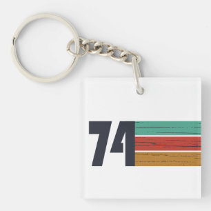 Porte-clés Cadeau d'anniversaire de naissance en 1974