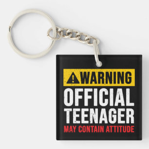 Porte-clés Cadeau d'anniversaire officiel d'adolescent 13 ans