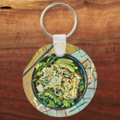 Porte-clés cadeau d'anniversaire Ramen (Recto)