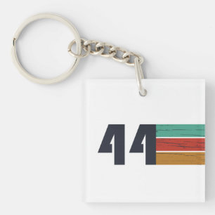 Porte-clés cadeau d'anniversaire vintage né en 1944