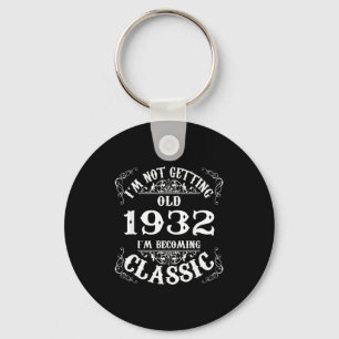 Porte-clés Cadeau de 94e anniversaire Légende Né en 1932 94 p