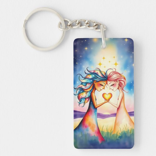 Porte-clés Cadeau De Besties Cute (Devant)