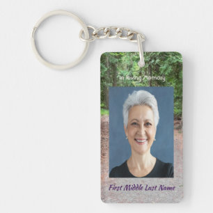 Porte-clés Cadeau de célébration de vie photo chrétienne
